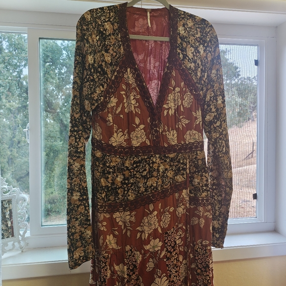 Free People Tilda Floral Wrap Maxi Dress - Picture 4 of 6